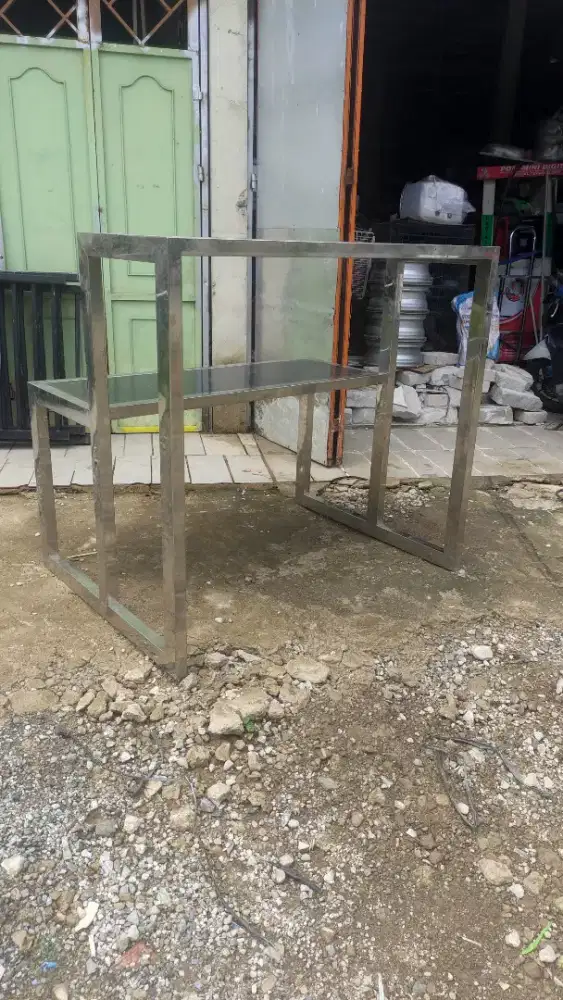 KURSI/BANGKU/MEJA/TANGGA STAINLESS 96x130x120