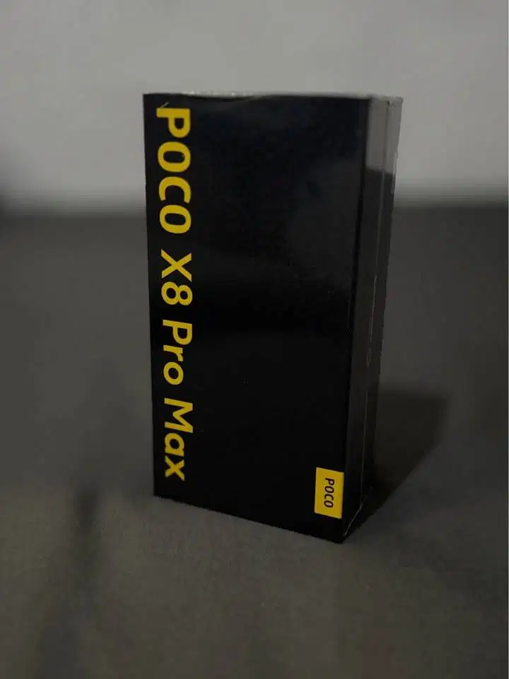 Poco x8 promax blue 12/256 segel box