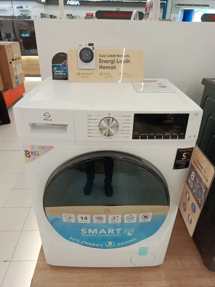 KELS WASH MACH FL 8KG