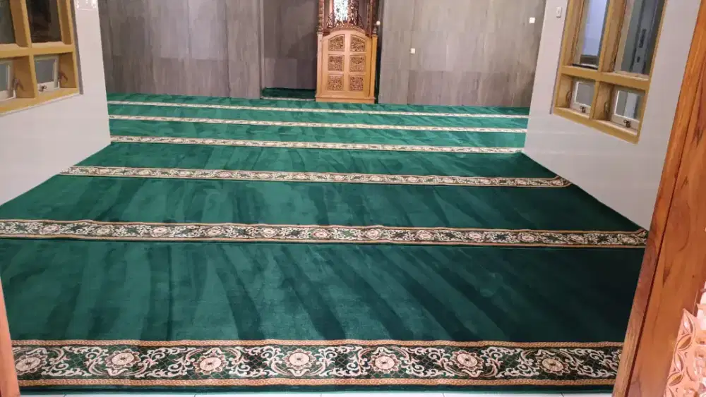 Tersedia Karpet sajadah Masjid import pembelian menyesuaikan kebutuhan