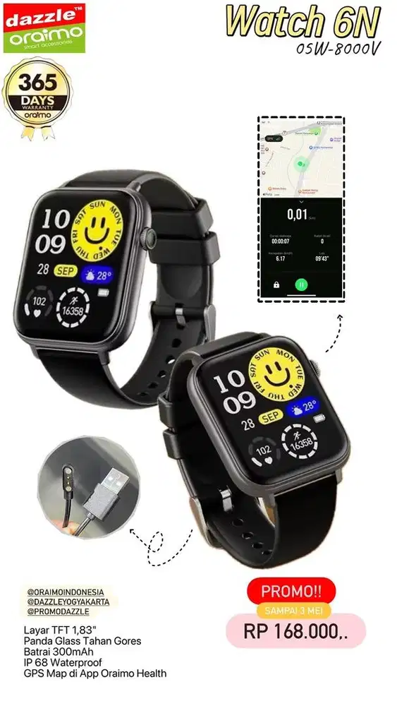 Smartwatch Oraimo Watch 6N