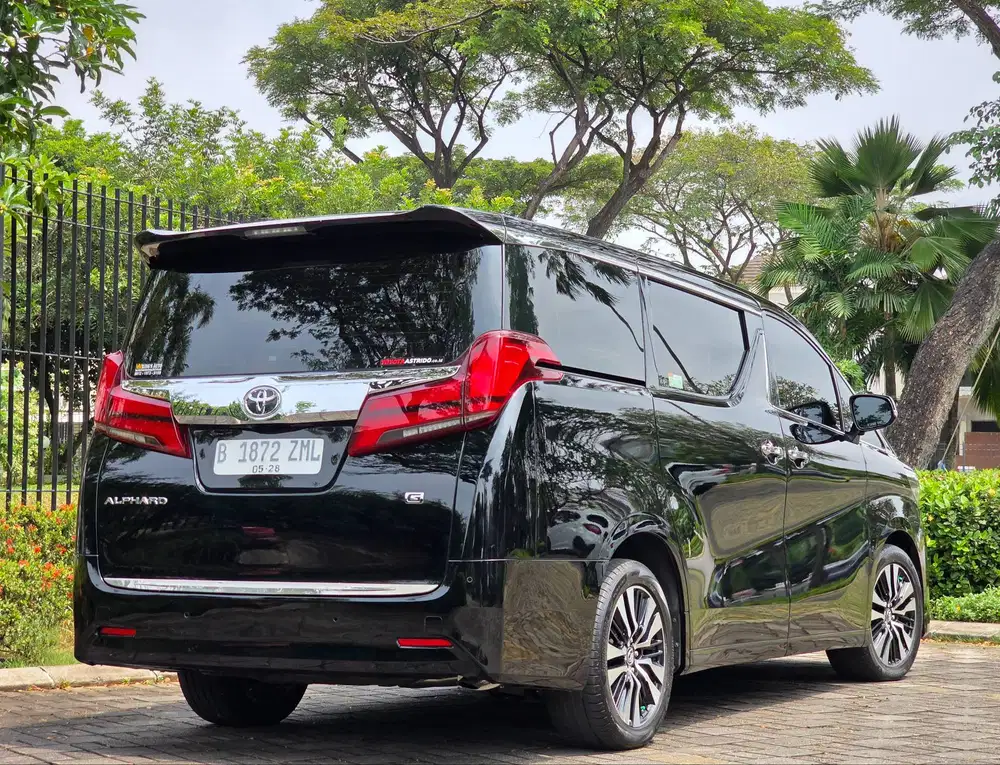 TDP 95.JT| ALPHARD G ATPM 2018 HITAM SUPER SEGER FULL RECORD TOYOTA !!