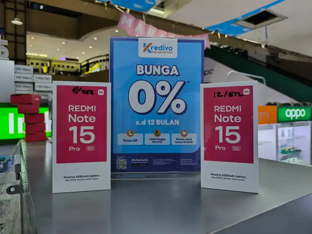 REDMI NOTE 15 PRO | PROMO CICILAN BUNGA 0% BY KREDIVO