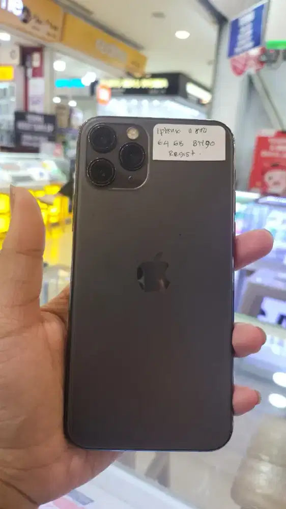iphone 11 pro 64 black regist