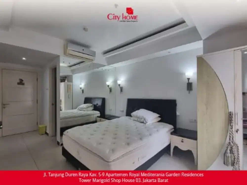 Disewakan - Studio BR Furnished Royal Mediterania Garden Apt at Podomoro City