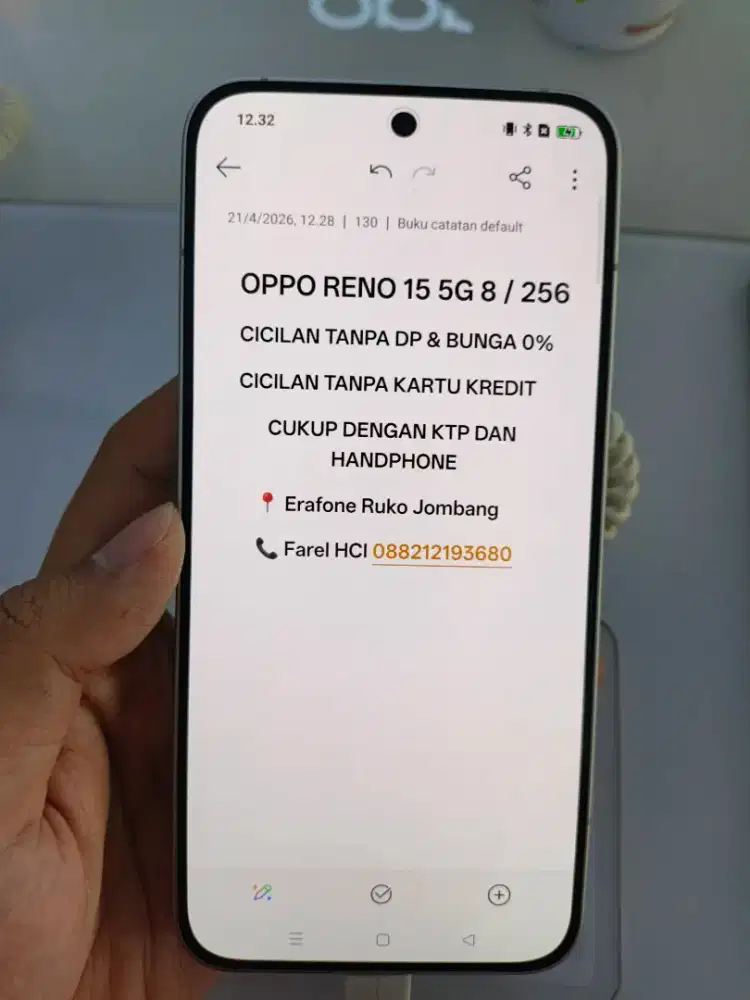 OPPO RENO 15 5G 8 / 256