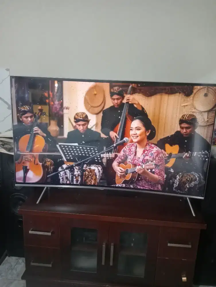 Jual TV Samsung 55inc model curve bagus normal