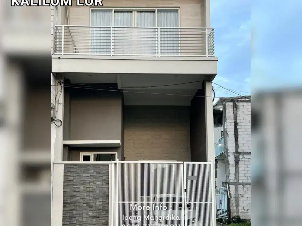 Rumah Dijual Surabaya 2 lantai di Kalilom Lor Indah