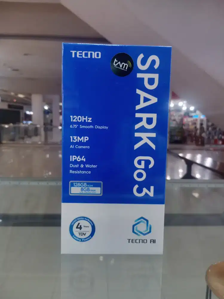 Tecno Spark Go 3 ram 4+4/128
