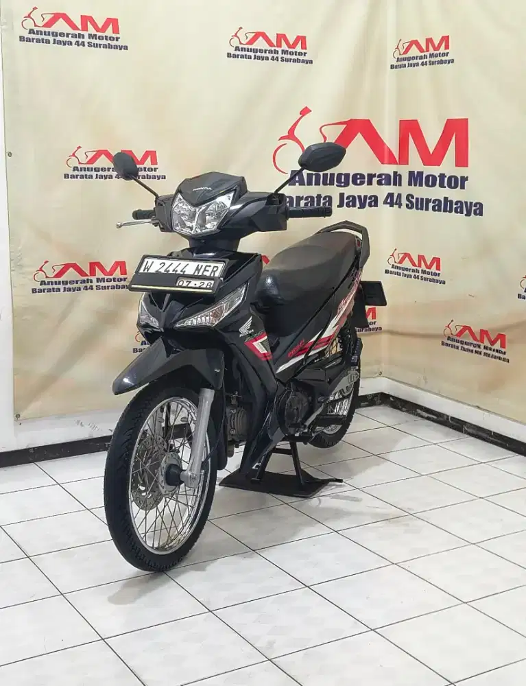 Ready Honda supra x 125 fi spoke Tahun 2023 warna Hitam