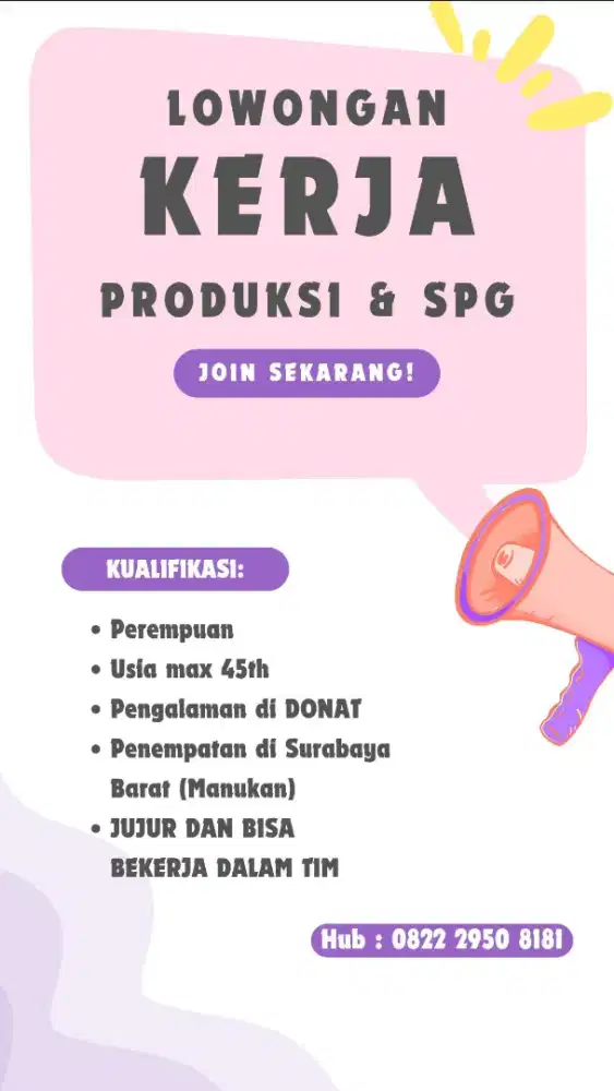 Lowongan Kerja untuk Wanita