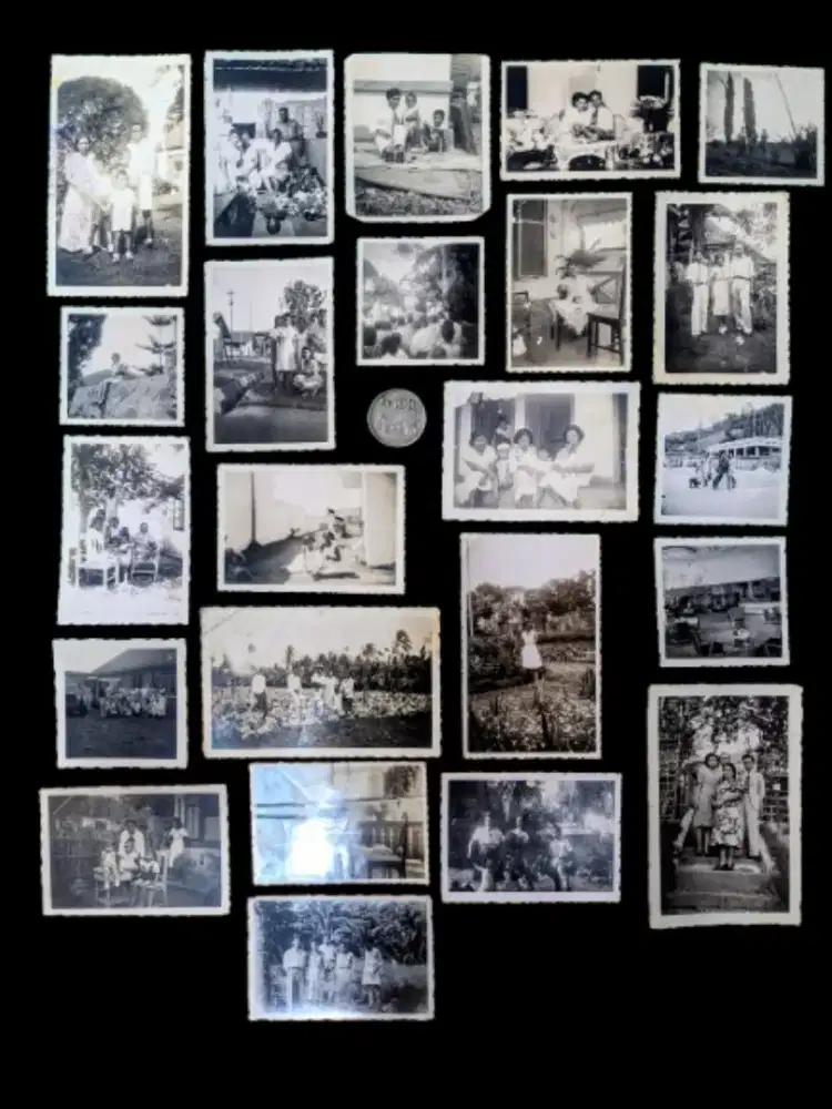 Paket 24 foto jadul 1940-1950 original