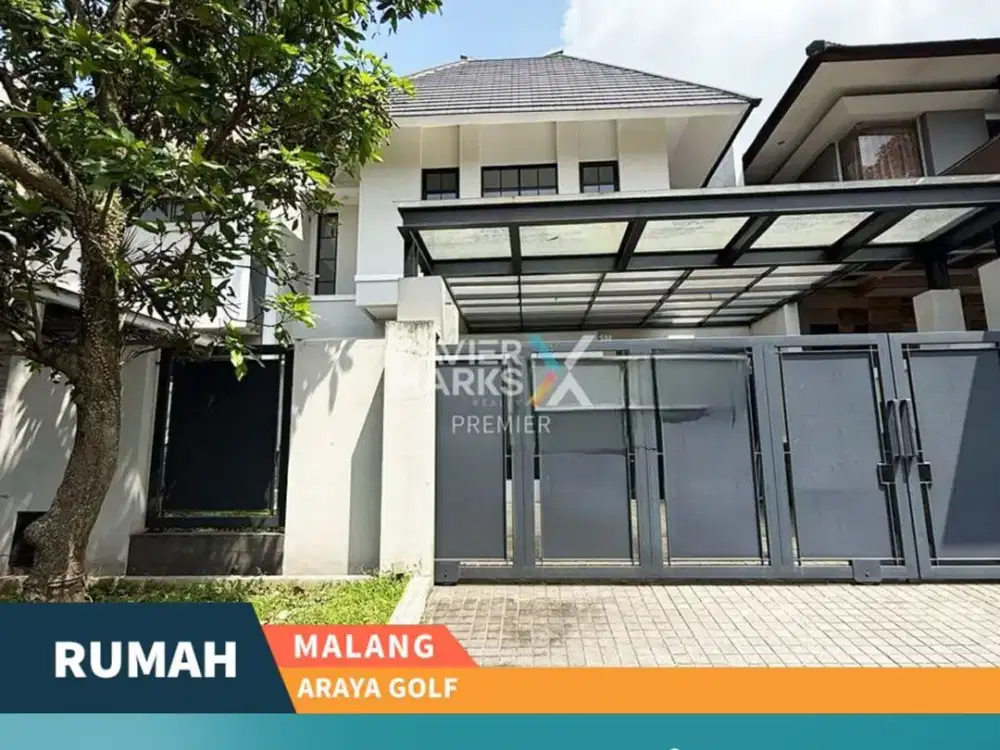 Rumah Design American Classic Di Perumahan Araya Golf, Blimbing Kotamadya Malang