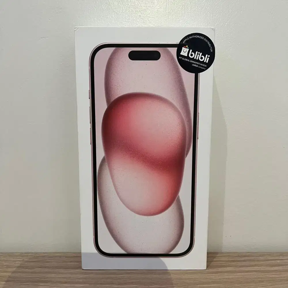 Unit Baru iPhone 15 128 GB Pink Garansi Resmi 1 Tahun