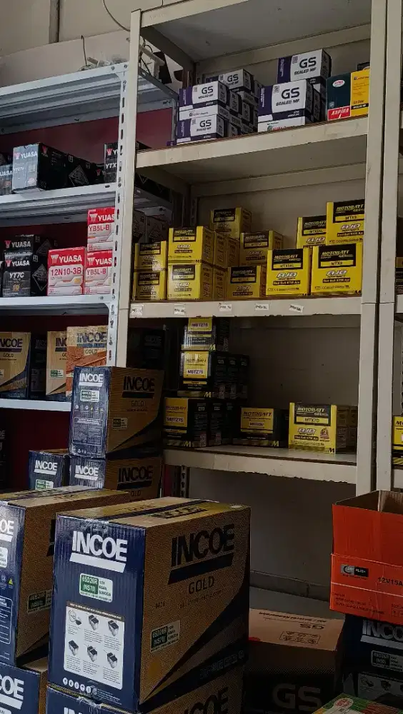 Aki Motor baru siap pakai