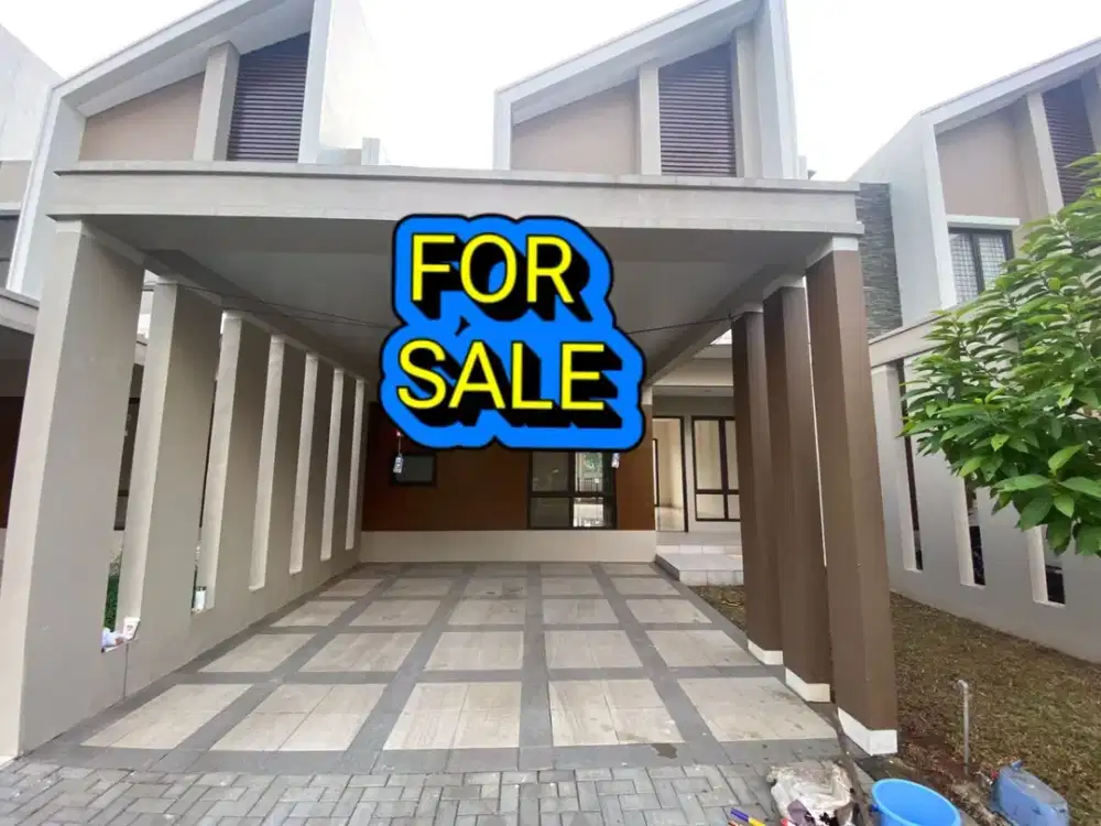 Dijual Rumah podomoro river side dua lantai fasilitas lengkapbdekat akses toll