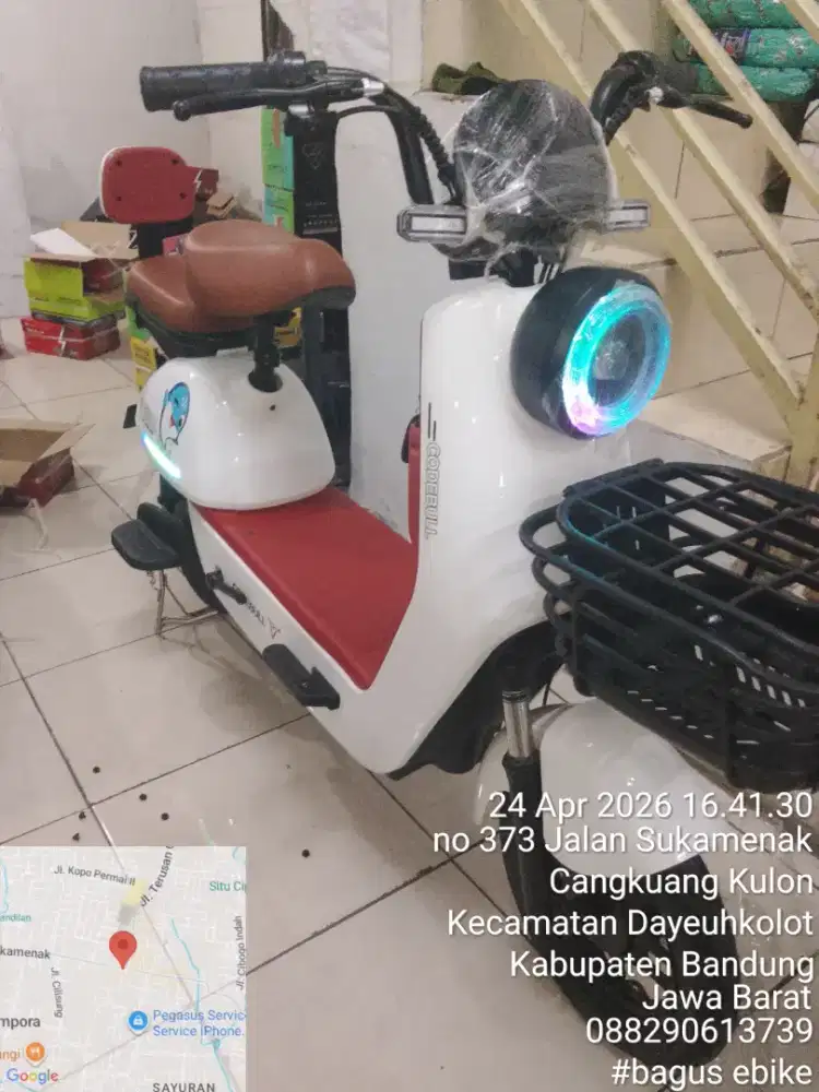 sepedalistrik veloce codebull gambar dompin led cantik
