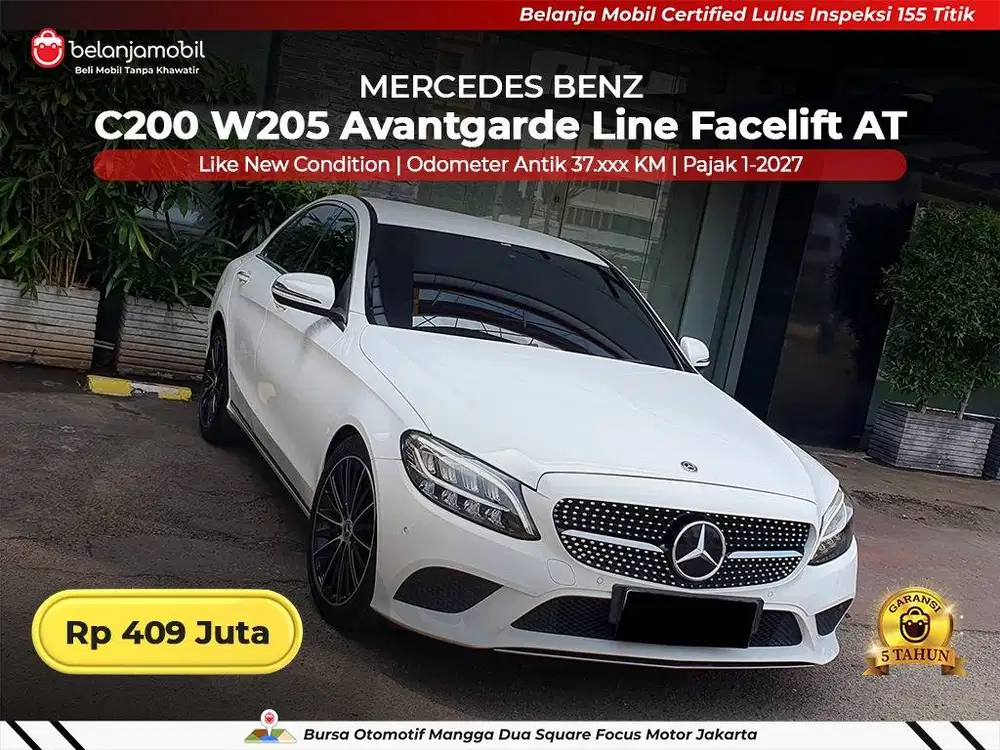 [LOW KM 37RB] Mercedes Benz Mercy C200 C 200 W205 Avantgarde 2019 2020