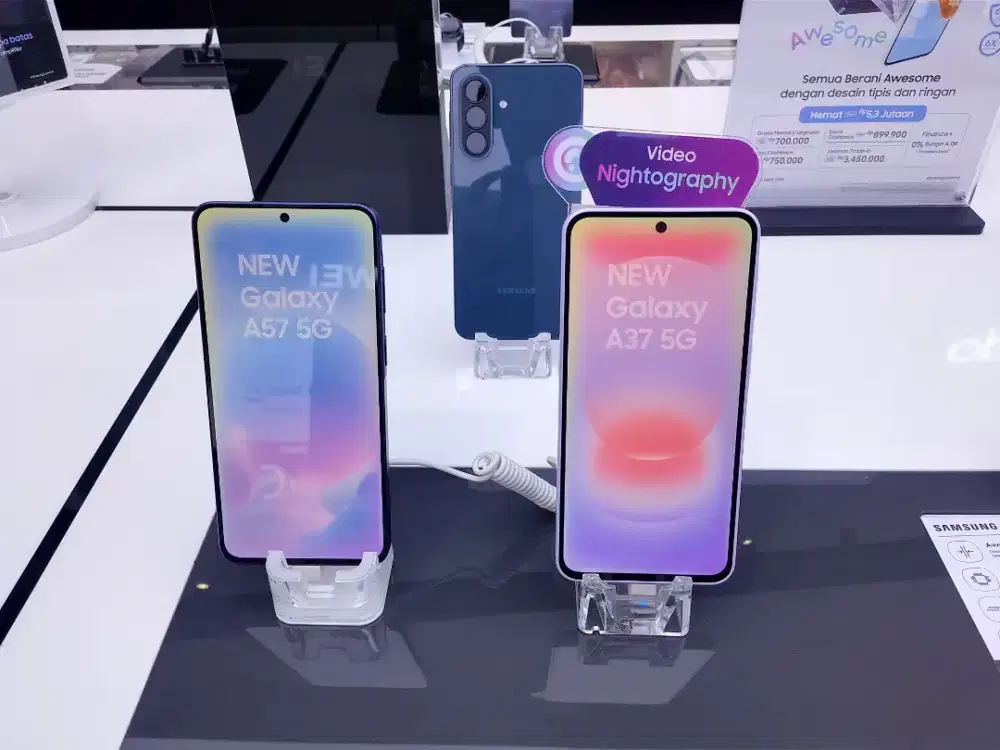 Samsung New Series A37 8/256gb Cicilan murah cukup bawa KTP