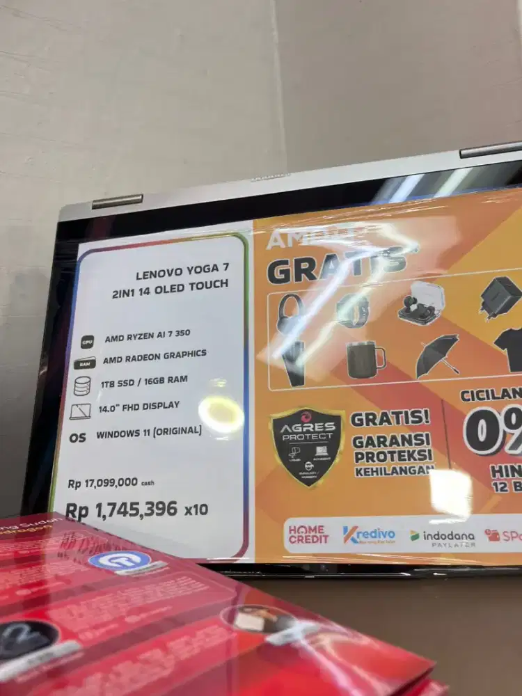 Laptop Yoga 7 2in1 14 Oled Touch Promo Bunga 0%
