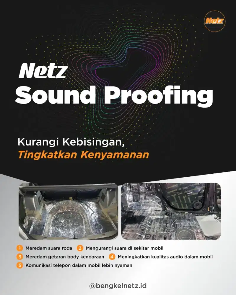 Sound proofing car peredam suara dan antikarat mobil