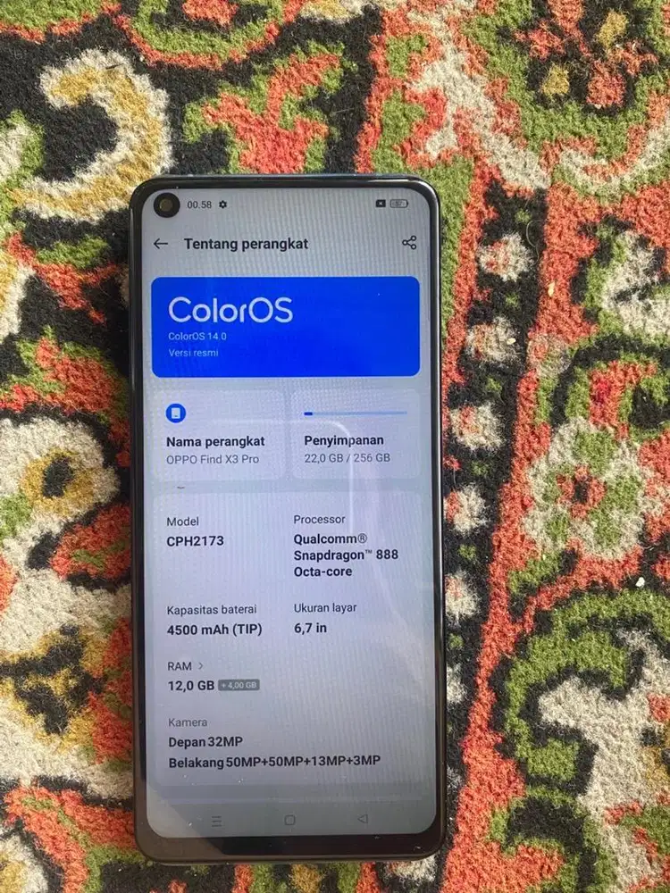 Oppo FIND X3 PRO 12/256