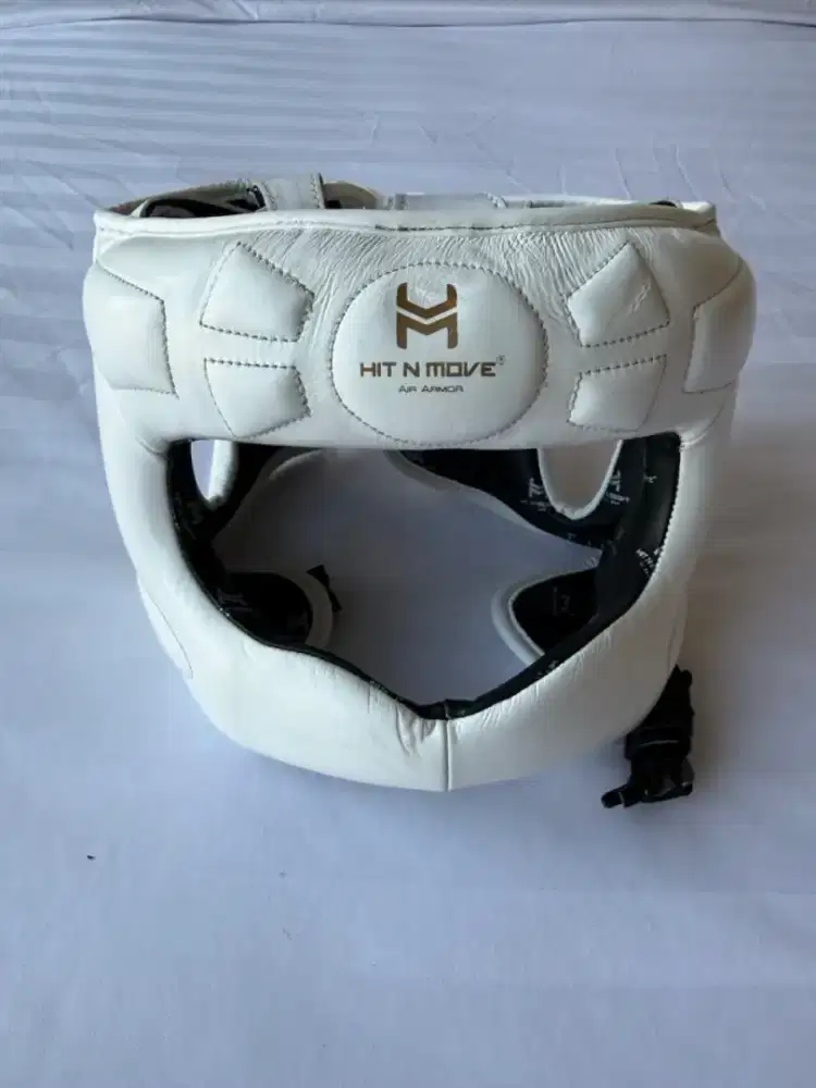 (Pelindung wajah tinju) Hit N Move Face Saver Headgear (Vision)