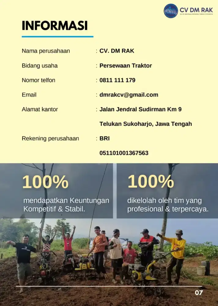 KEMITRAAN SEWA CULTIFATOR