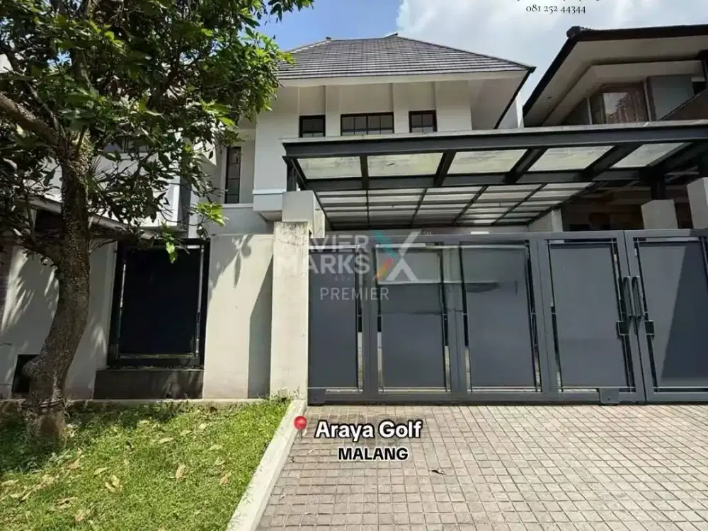 Rumah Design American Classic Di Perumahan Araya Golf, Blimbing Kotamadya Malang