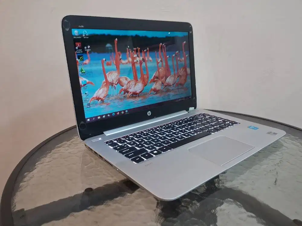 MULUS HP  i7 8GB SSD DualVGA Render NVidia Laptop ENVY 14in Garansi