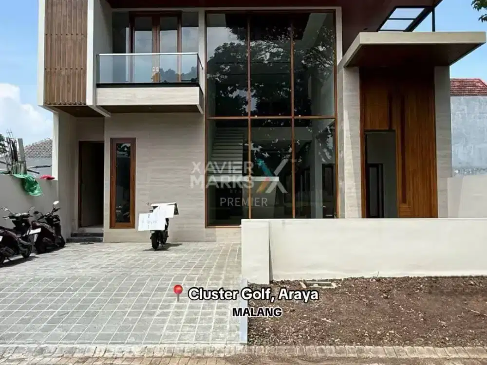 Rumah Modern Kondisi Baru Gress Di Cluster Golf, Kota Araya Malang