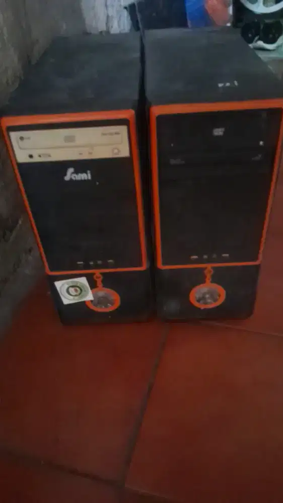 Jual rongsok 2 unit PC jadul core2duo