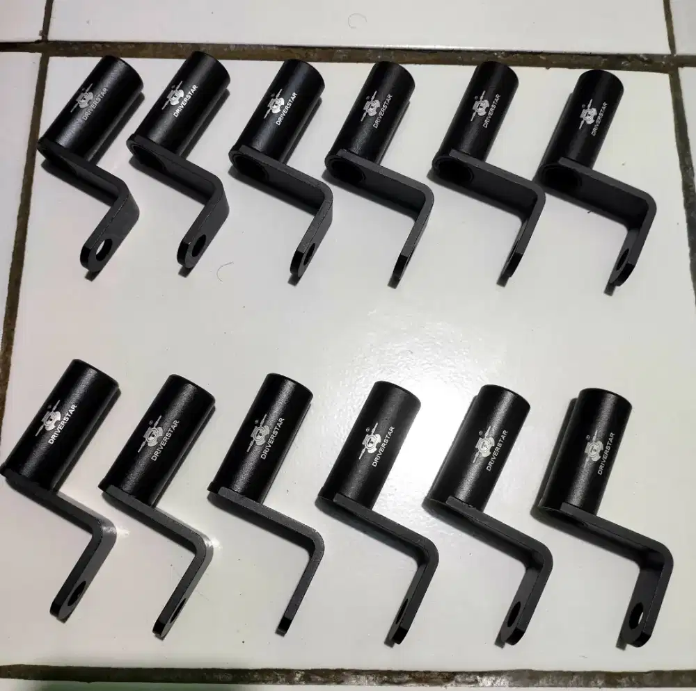 Breket dudukan holder spion/stang universal bahan besi