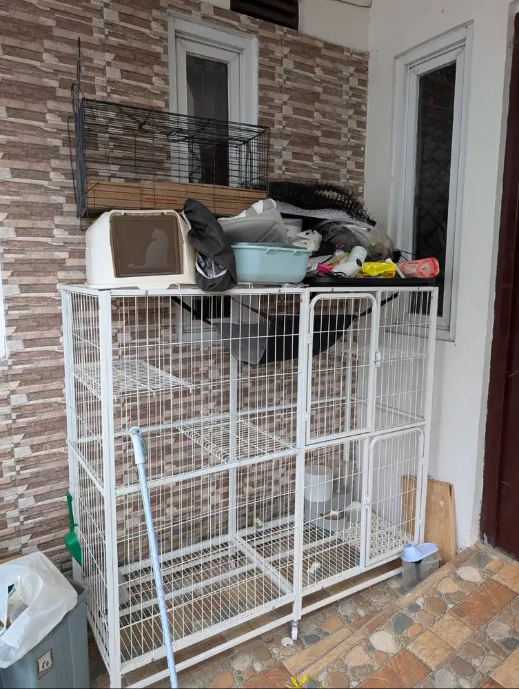 Kandang kucing besar 142*54*130