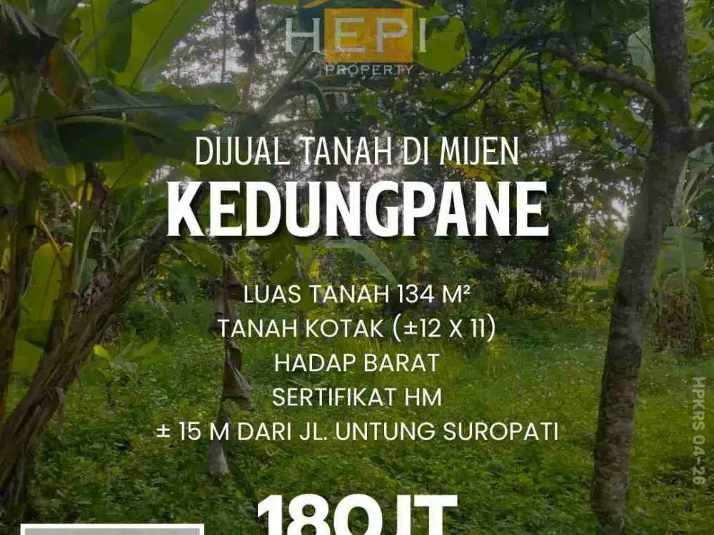 Dijual Tanah di Kedungpane Mijen Semarang