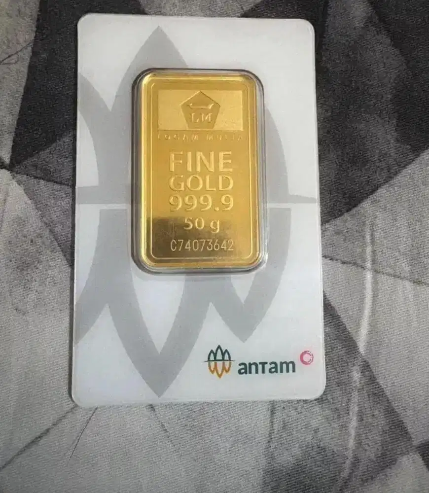 Logam mulia 50 gram antam