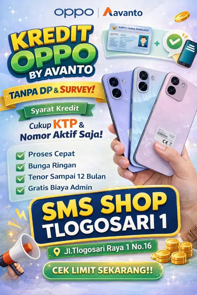 Promo Kredit Dp 0% Oppo Series