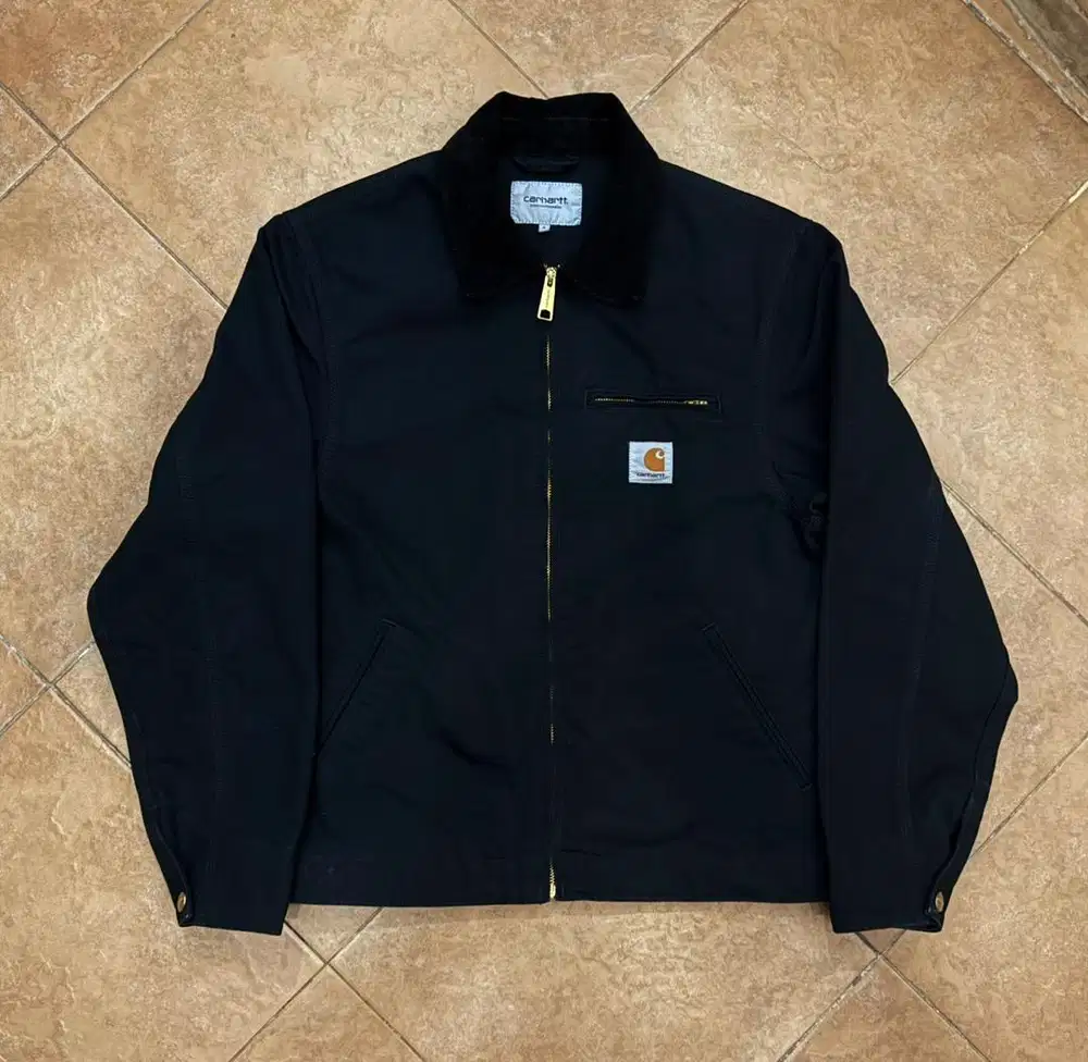 Carhatt WIP Detroit Jacket Summer size S black/black rinded