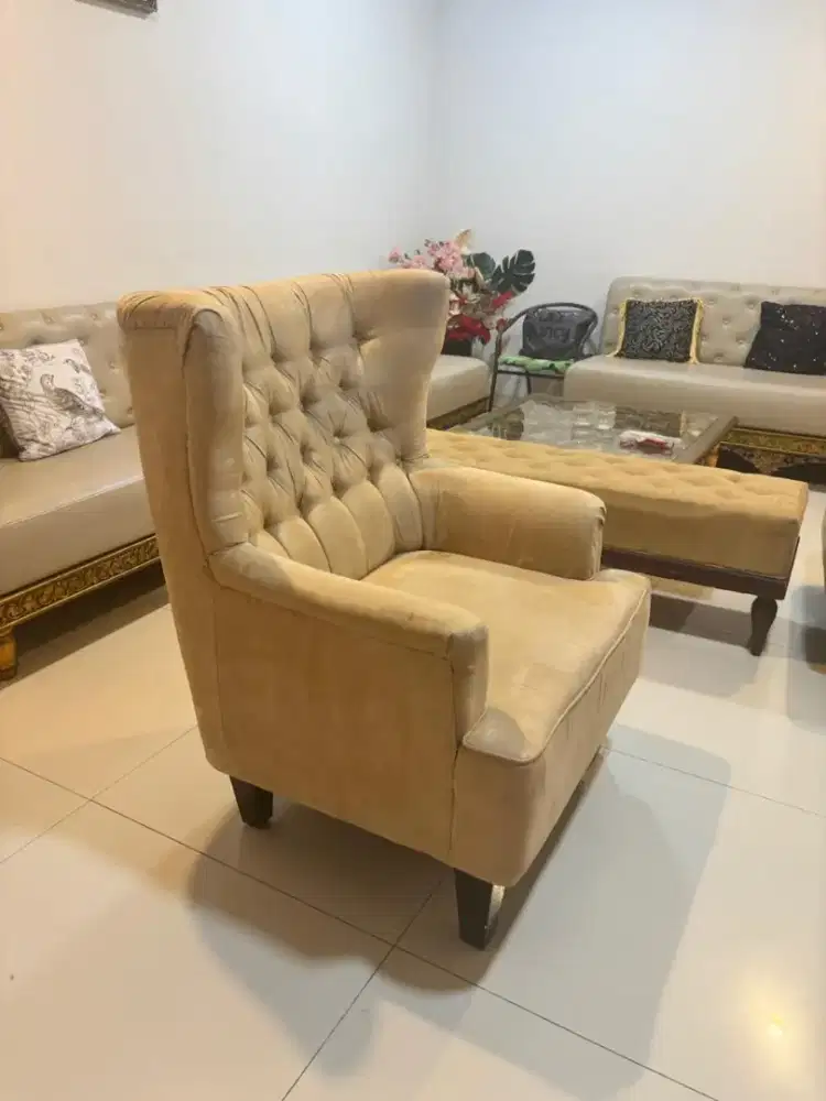 Sofa single arm chair wing chair second