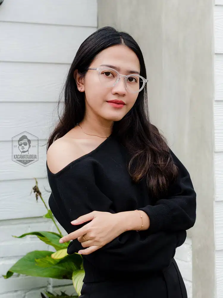 Kacamata Jogja - Kacamata Bulat Minimalis Lucu - Damini 03