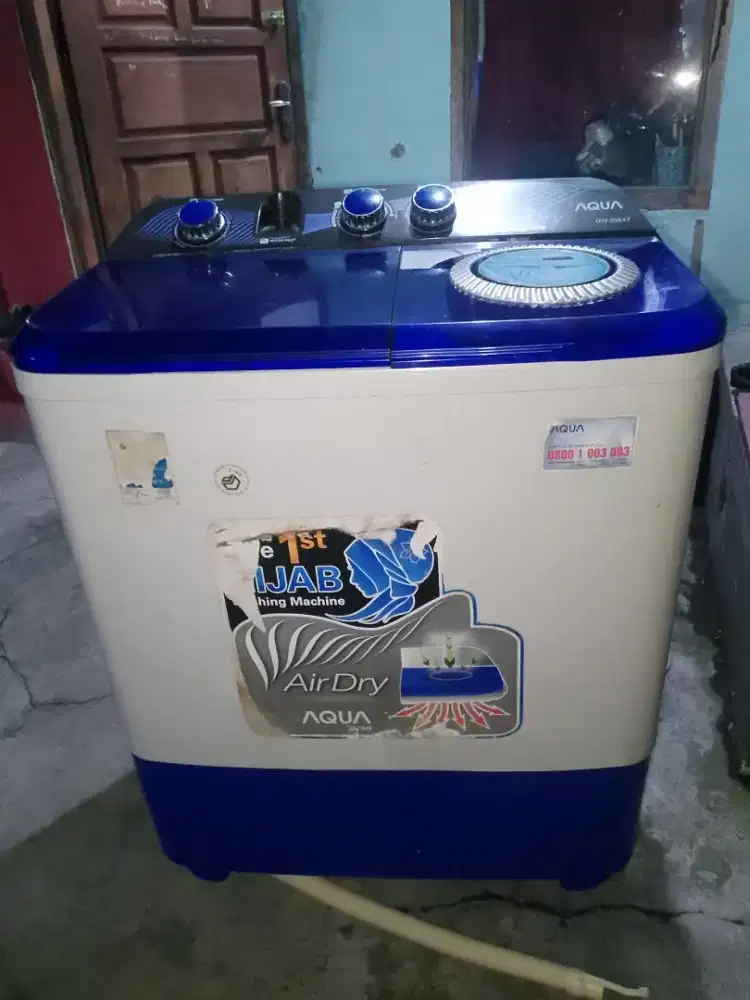 Mesin cuci 2 tabung seken