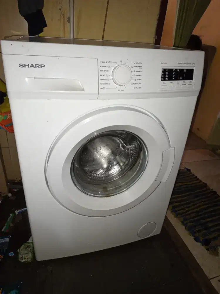 Mesin cuci sharp ESFL872 kondisi perlu diperbaiki