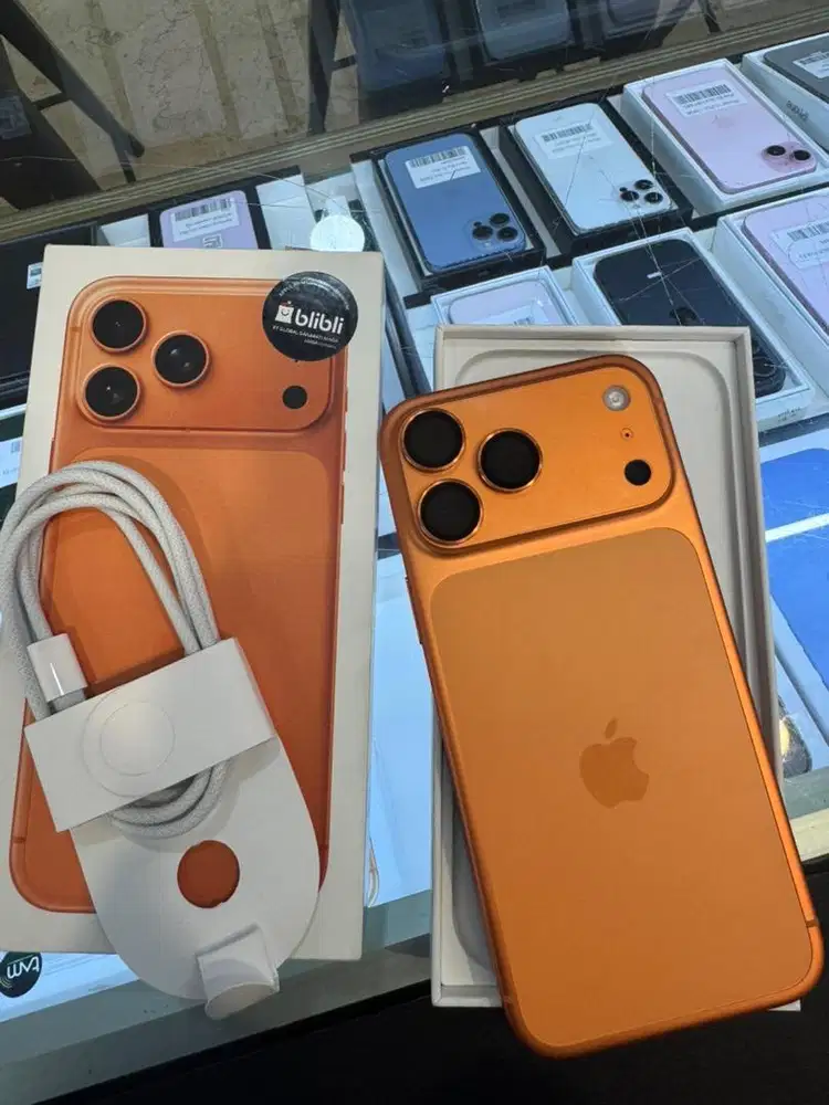 iPhone 17 Pro Max 256GB Orange Garansi iBox 30/01/27 BH 100%