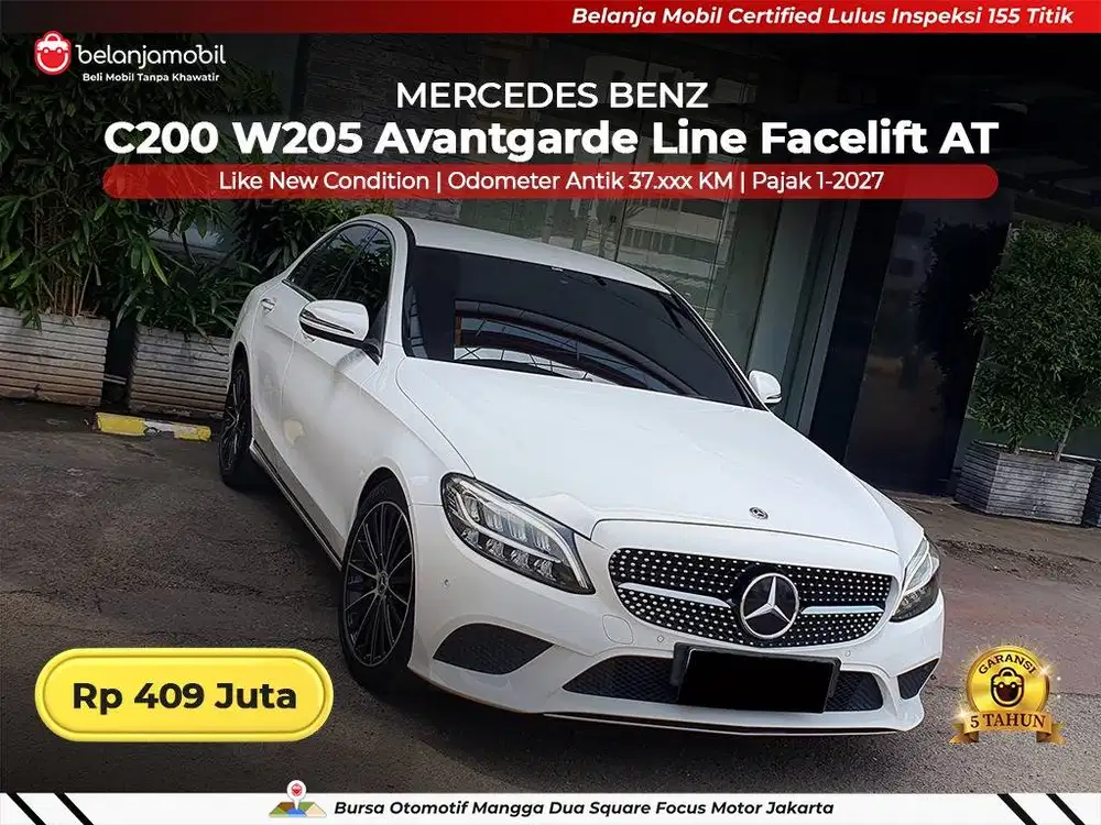 [LOW KM 37RB] Mercedes Benz Mercy C200 C 200 W205 Avantgarde 2019/2020