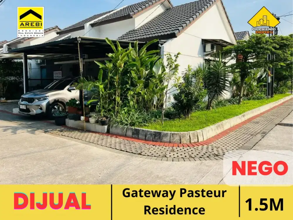 Jual Rumah Terjangkau Custom Full Furnished di Gateway Pasteur Residence - tinggal masuk ada 2 kamar tidur