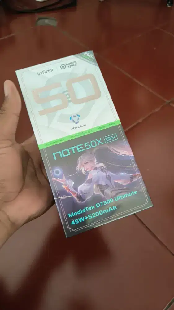 New Infinix note 50x 5G ram8/256 garansi resmi 1 tahun