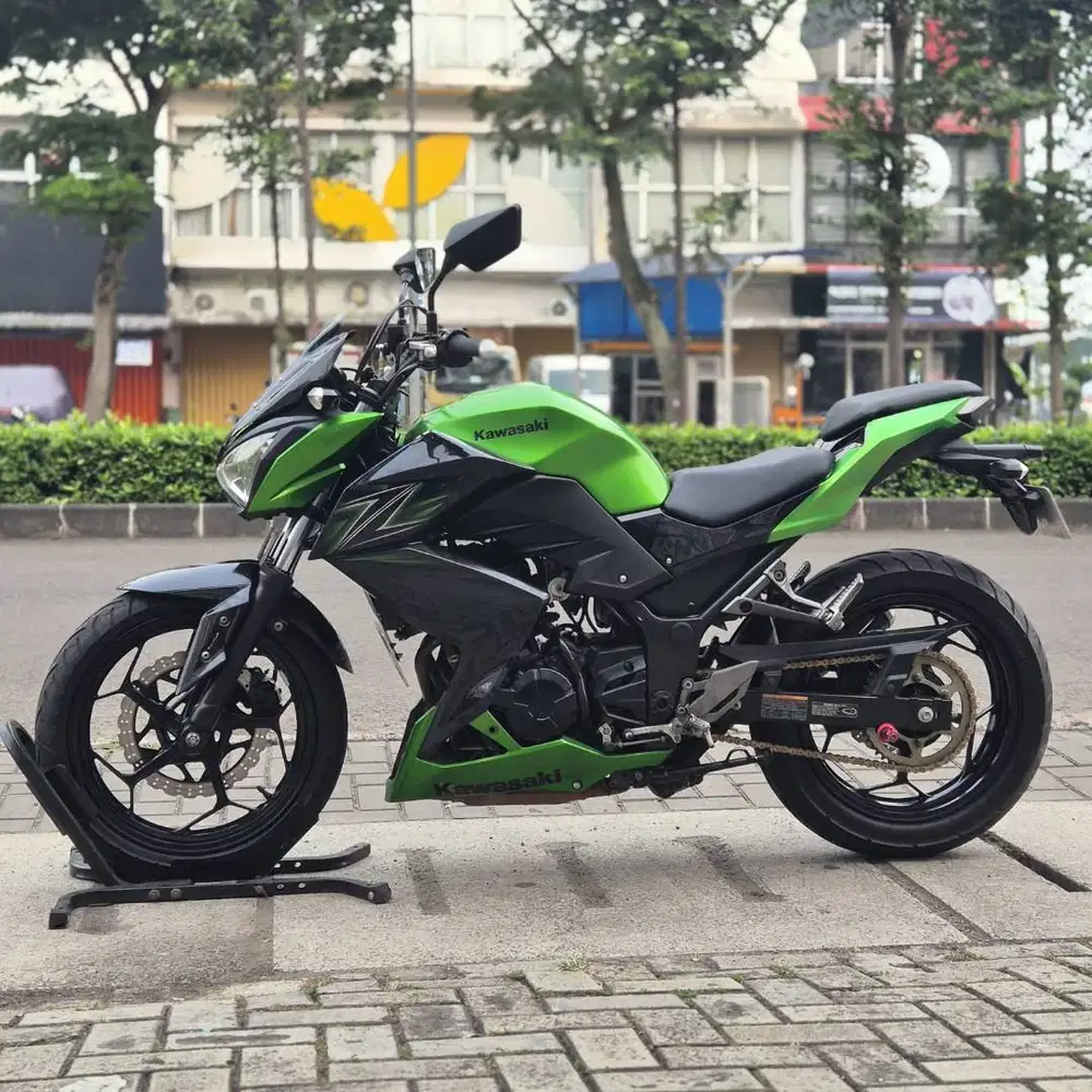 KAWASAKI Z250 FI HIJAU 2016 KM 17K PAJAK PANJANG SIAP GASPOL