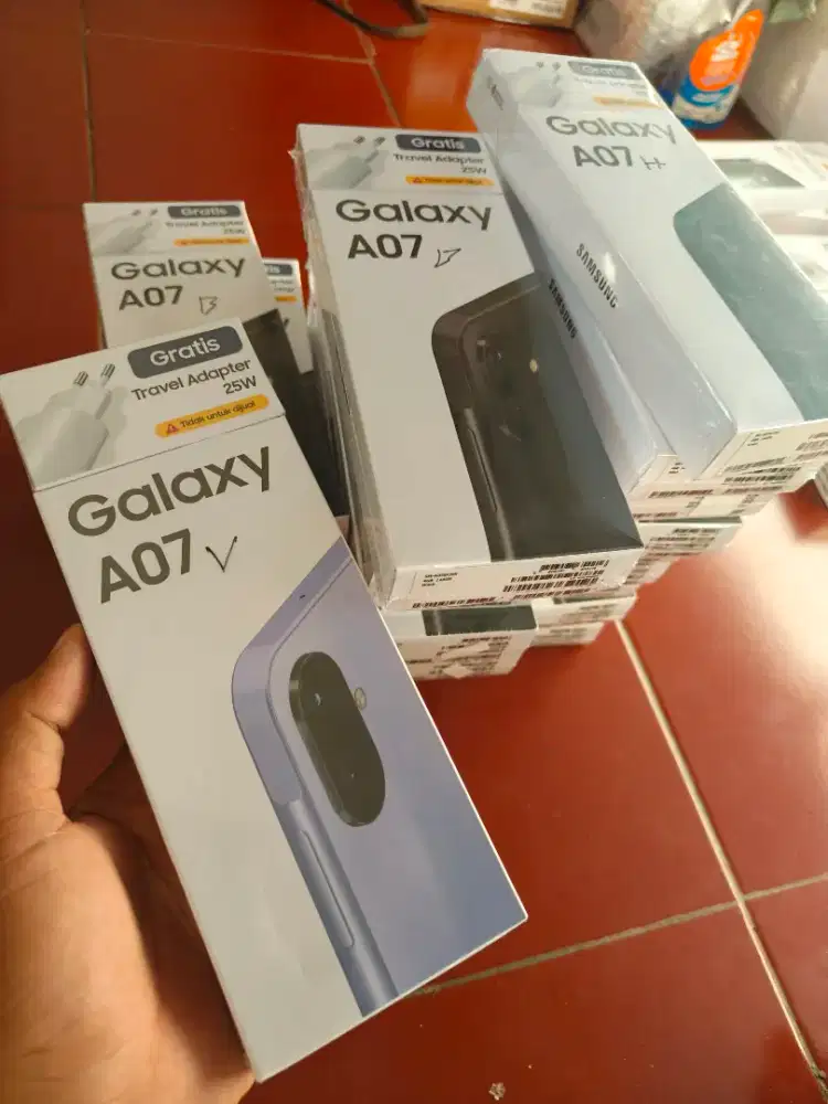 New Samsung galaxy A07 ram4/64 garansi resmi 1 tahun
