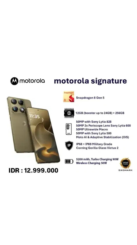 Motorola signature new