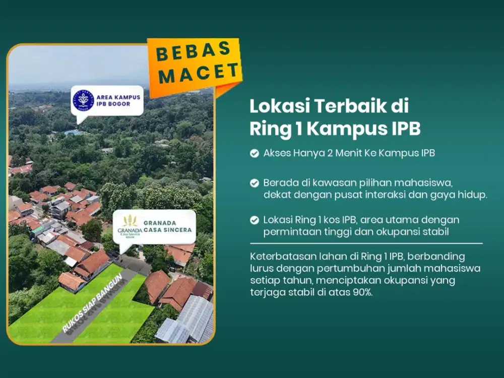 [HOT] JUAL Kosan IPB (4 KAMAR) Dekat (KAMPUS IPB) Kost FURNISHED Dramaga Bogor Barat GCS